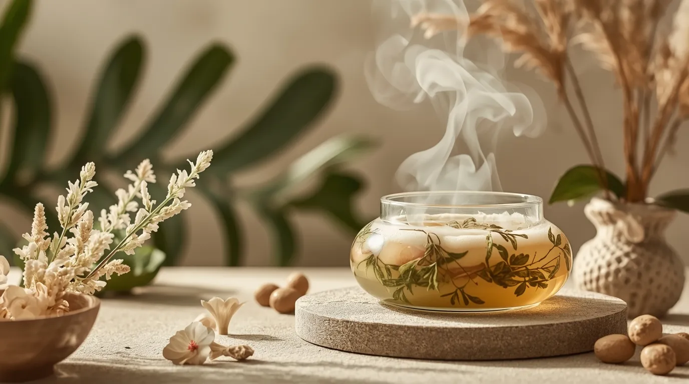 إعادة ضبط إشراقة نهاية الأسبوع ببخار نباتي